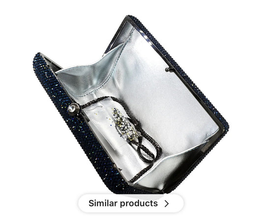 Mini passport Crystal/rhinestone Evening Clutch Purse Wedding Party Hand Bags