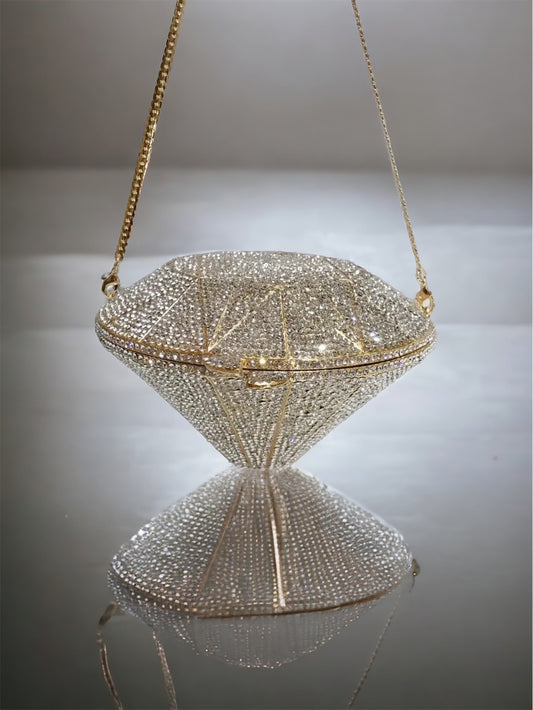 Mini women diamond bag Crystal/rhinestone Evening Clutch Purse Wedding Party Hand Bags