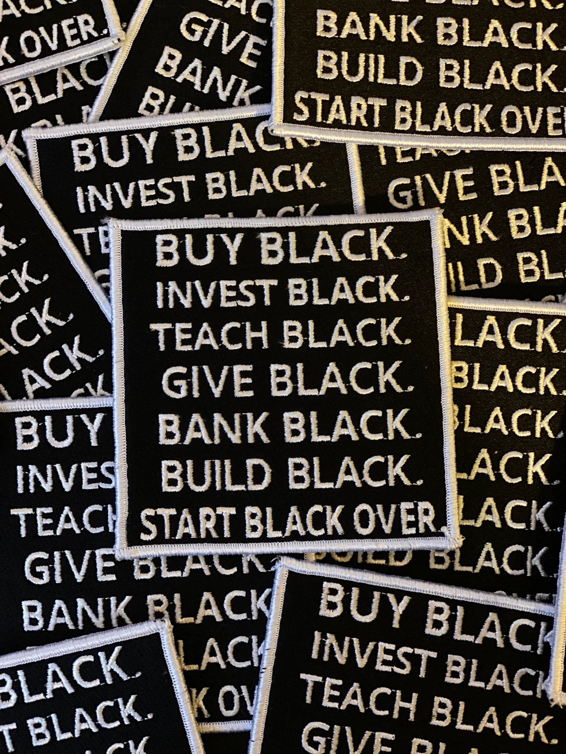 Buy Black, Iron on Patch, Jacket Patch, Sew On Patch, DIY, Embroidered Patch