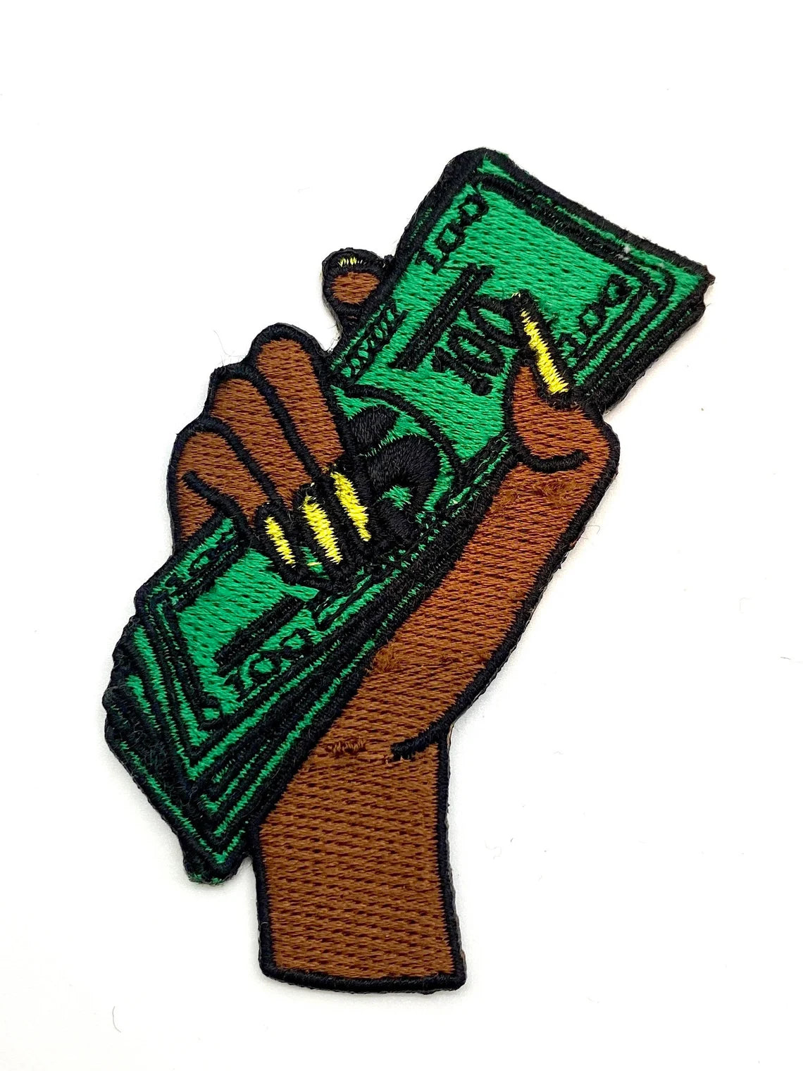 Money, Money, Money, Small Iron on Patch, DIY, Sew On Patch, Money Patch, Embroidered Patch