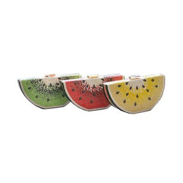 Crystal Evening Bag, Watermelon Shape crossbody Handbag