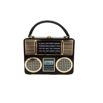 Retro Radio Style acrylic crossbody hand bag Evening Clutch Purse Wedding Party Hand Bags